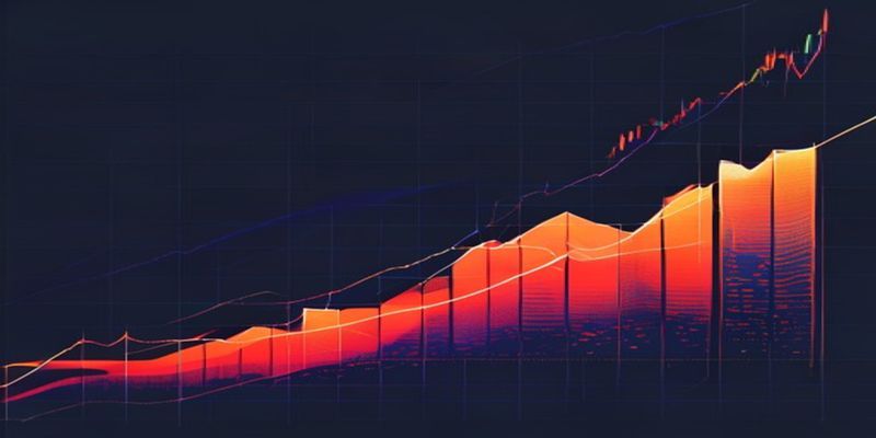 line chart showing negative funding rate turning positive during a price spike